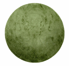 Rund matta 'Aranga Super Soft' 80cm - Oliv