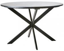 Bord 'Milan' Runt 120cm - Svart