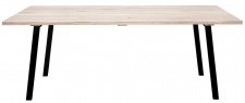 Matbord 'Cosy' 200x96cm - Ek/Svart 