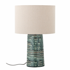 Bordslampa 'Freyah' 30.5cm Runt - Grön