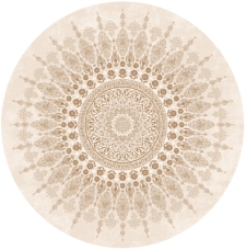 Rund Matta 'Sandrigo' 180cm - Beige