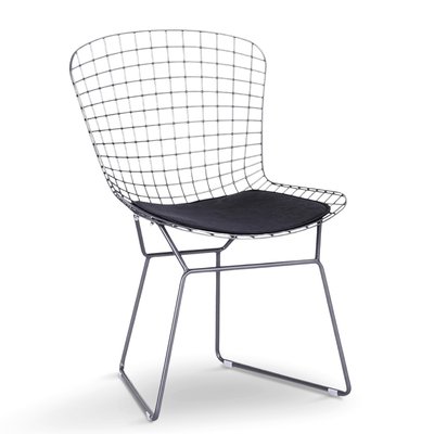 Stol 'Bertoia' - Silver/Grå