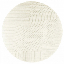 Rund Matta 'Devon' - Cream