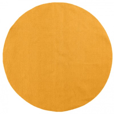 Rund matta 'Hamilton' - Saffron