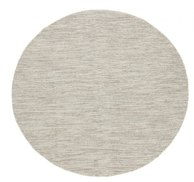 Rund matta 'Dhurry' - Beige