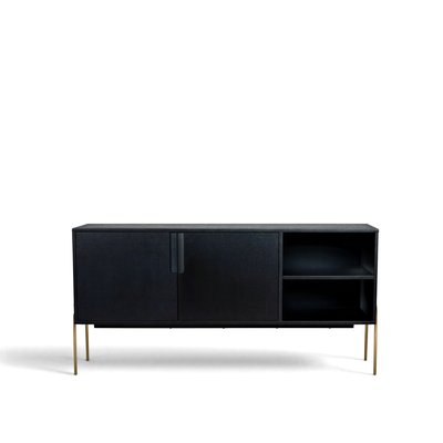 Sideboard 'Frölunda' - Svart/Mässing