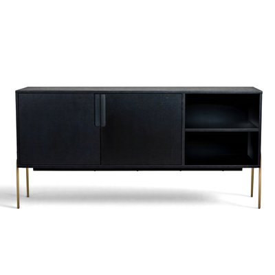 Sideboard 'Frölunda' - Svart/Mässing