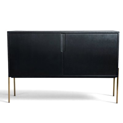 Sideboard 'Frölunda' - Svart/Guld