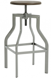Barstol 'Forshaga' - Silver/Natur