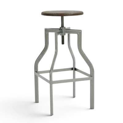 Barstol 'Forshaga' - Silver/Natur