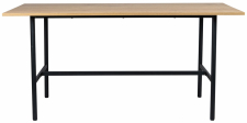 Matbord 'Line' - Ek/Svart 160x90cm