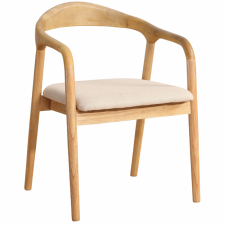 Karmstol 'Aspa' - Natur/beige