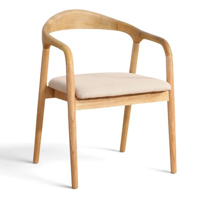 Karmstol 'Aspa' - Natur/beige