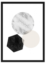 Poster - 'Geometrisk x3'