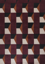 Matta 'Valora' - Röd/Lila