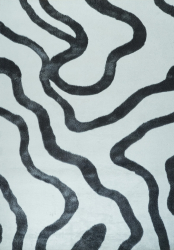 Matta 'Heloria' - Svart/Vit