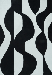 Matta 'Sorvento' - Svart/Beige