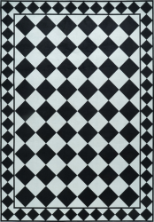 Matta 'Crestina' - Svart/Vit