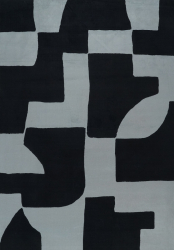 Matta 'Velenna' - Svart/Grå