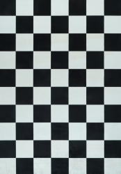 Matta 'Carrano' - Svart/Vit