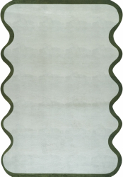 Matta 'Rivetta' 200x280 cm - Beige/Grön