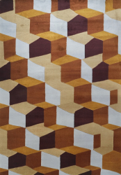 Matta 'Velorin' 160x230 cm - Gul/Multi