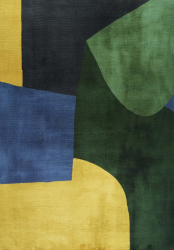 Matta 'Ventaro' 200x280 cm - Grön/Gul