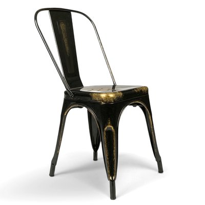 Stol 'Montmartre' - Vintage svart/antik
