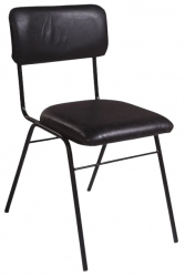 Stol 'Buffalo' - Vintage/Svart