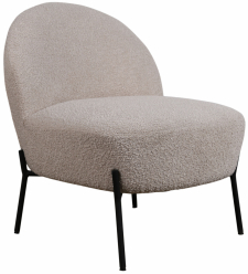Fåtölj 'Gori' - Beige/Bouclé