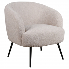 Fåtölj 'Capri' - Beige/Bouclé