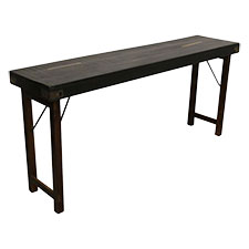 Sidobord Vintage 170x40cm - Svart 