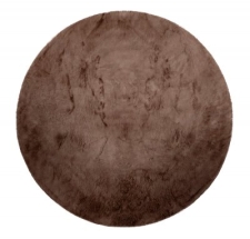 Runda Matta 'Aranga Super Soft' 80cm - Brun