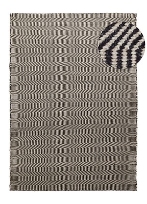Ullmatta 'Larkana' - Beige/svart