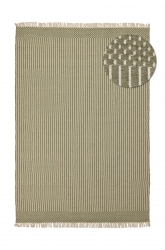 Ullmatta 'Arbil' - Grön/vit