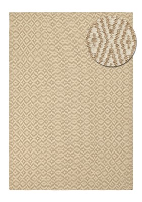 Ullmatta 'Monastir' - Beige/vit