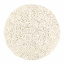 Ryamatta 'Fassale Handvävd Ull' Rund 200cm - Vit