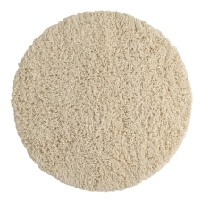 Ryamatta 'Fassale Handvävd Ull' Rund 200cm - Beige