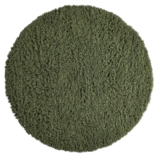 Ryamatta 'Fassale Handvävd Ull' Rund 200cm - Grön