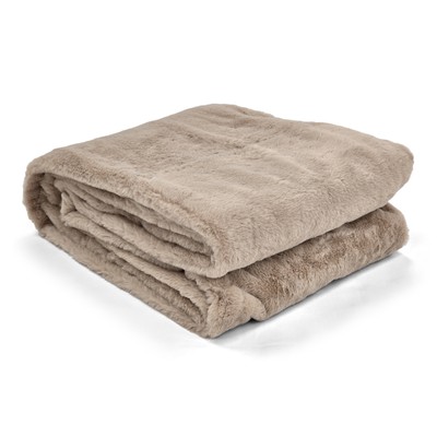 Pläd 'Aranga Super Soft Throw' 130x170cm - Brun