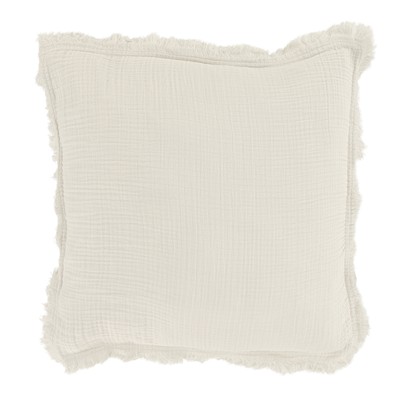 Kuddfodral 'Dorena' 45x45cm - Vit