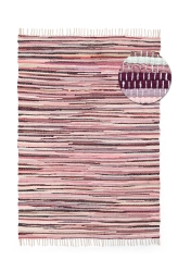 Ryamatta 'Fassale Handvävd Ull' - Vit