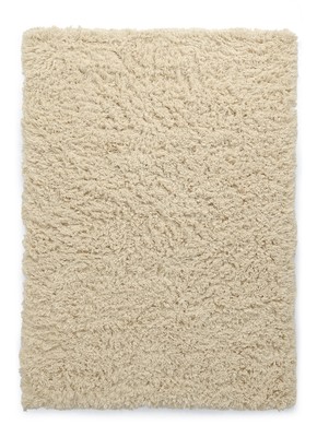 Ryamatta 'Fassale Handvävd Ull' - Beige