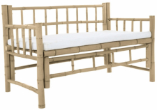 Trädgårdssoffa 'Bambu'130cm - Natur