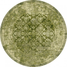 Rund Matta 'Denizli' 200cm - Grön