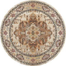 Rund matta 'Siliana' 160cm - Beige