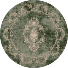 Rund Matta 'Taknis' 120cm - Grön