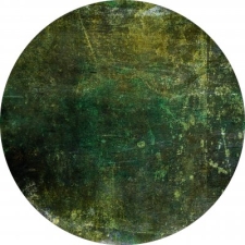 Rund Matta 'Estrada' 200cm - Grön