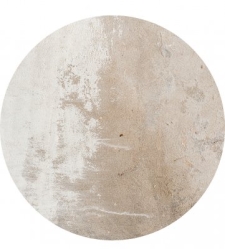 Rund Matta 'Bornos' 340cm - Beige/Grå