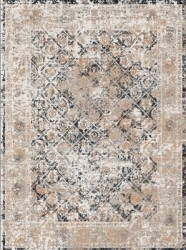 Wiltonmatta 'Douz' 240x340cm - Svart/Multi